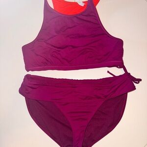 Women's Purple Athleta Bikini Set